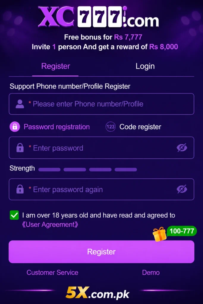 xc777 game or app